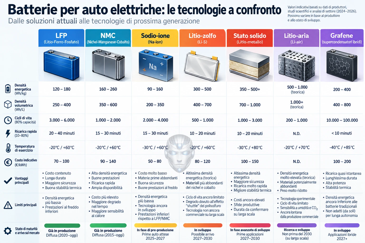 la betterie del futuro e del presente tecnologie a confronto