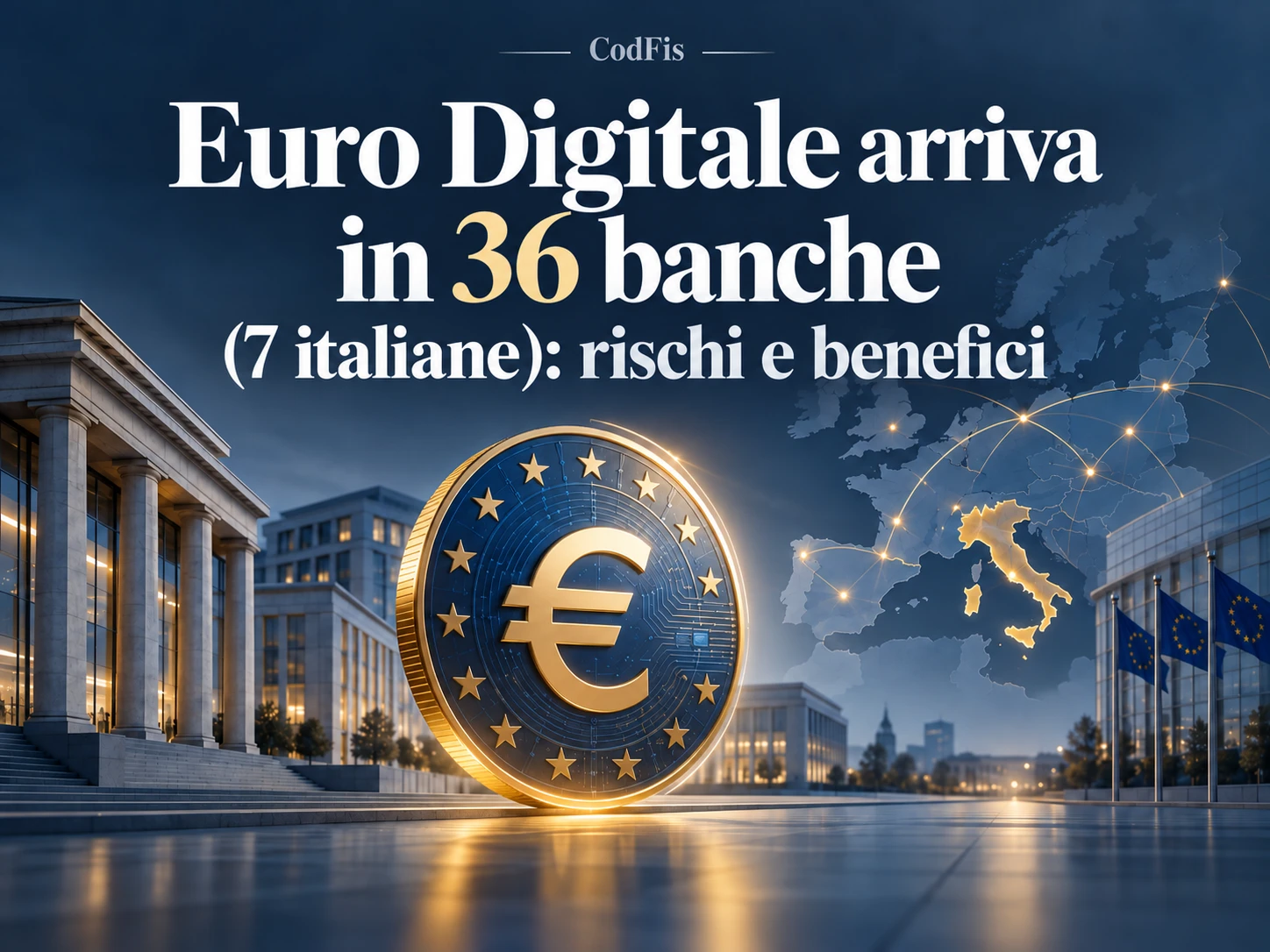 Immagine articolo – Euro Digitale arriva in 36 banche (7 italiane): rischi e benefici