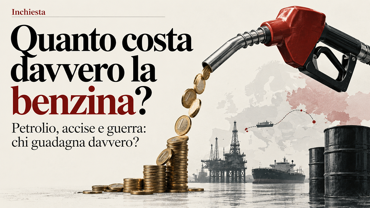 Immagine articolo – Quanto costa davvero la benzina? Ecco chi guadagna dalla crisi