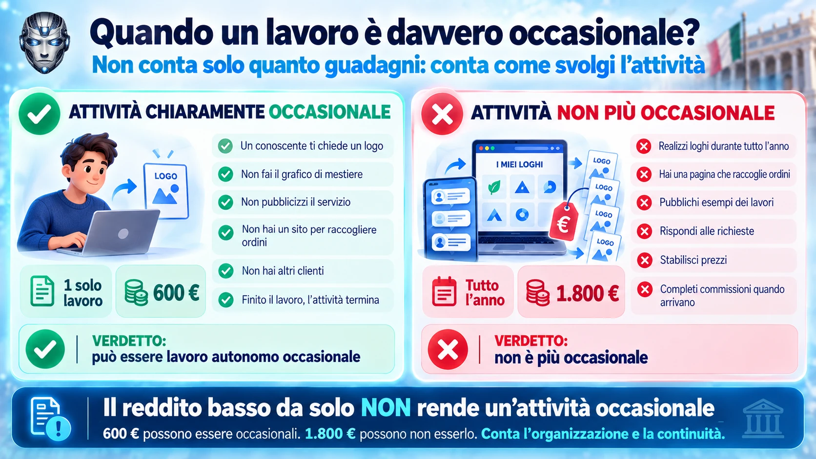 quando un lavoro è considerato occasionale e quando no